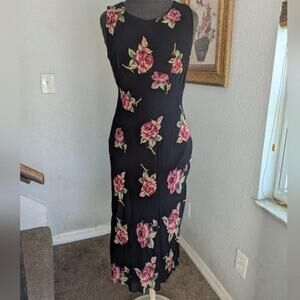 90s vintage  Indian Rayon Nostalgia slip dress